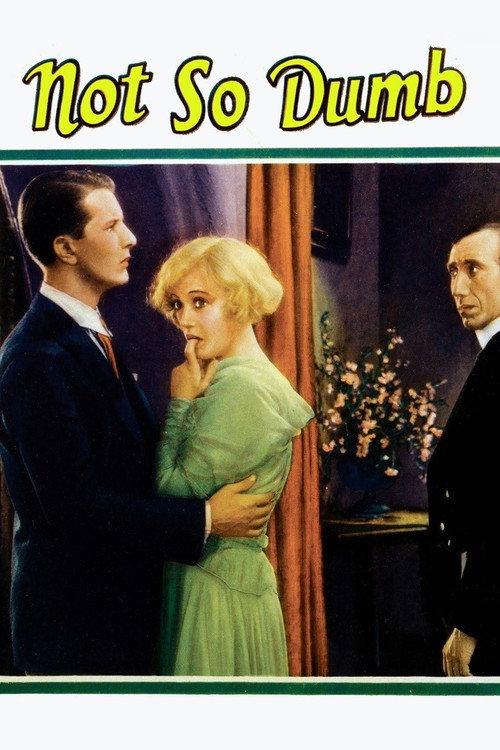 Not So Dumb 1930 official movie poster