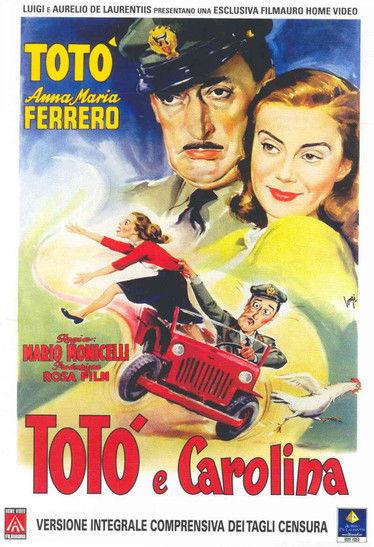 Toto and Carolina 1955 official movie poster