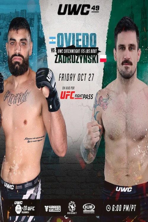UWC 49: Oviedo vs. Zadruzynski 2023 official movie poster