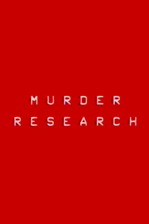 Murder Research 1977 official movie poster