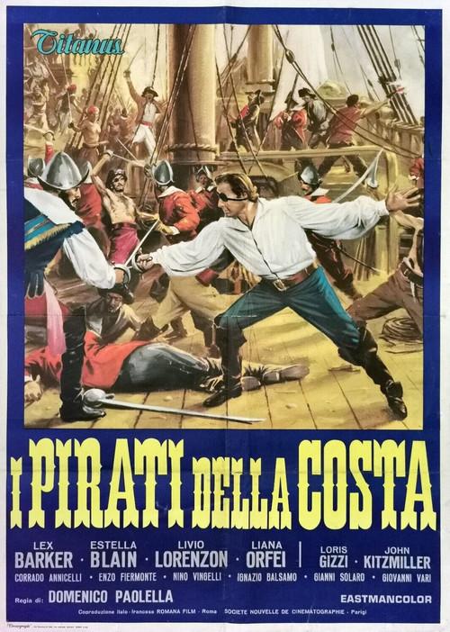 Pirates of the Coast 1960 official movie poster