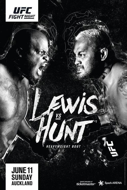 UFC Fight Night 110: Lewis vs. Hunt 2017 official movie poster