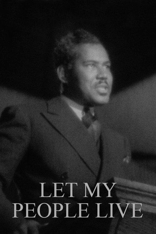 Let My People Live 1939 official movie poster