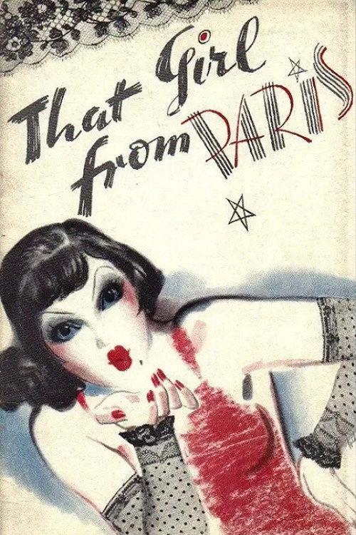 That Girl from Paris 1936 official movie poster