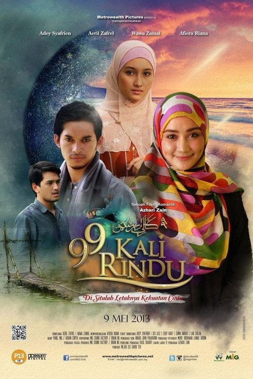 99 Kali Rindu 2013 official movie poster