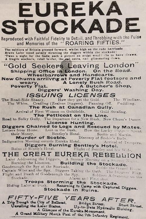 Eureka Stockade 1907 official movie poster