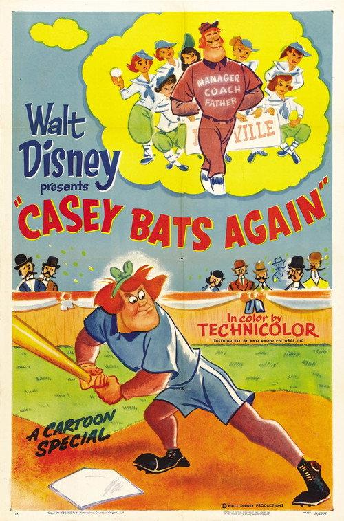 Casey Bats Again 1954 official movie poster