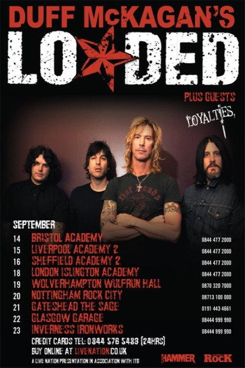 Duff McKagan's Loaded: Live at The Garage 2009 official movie poster