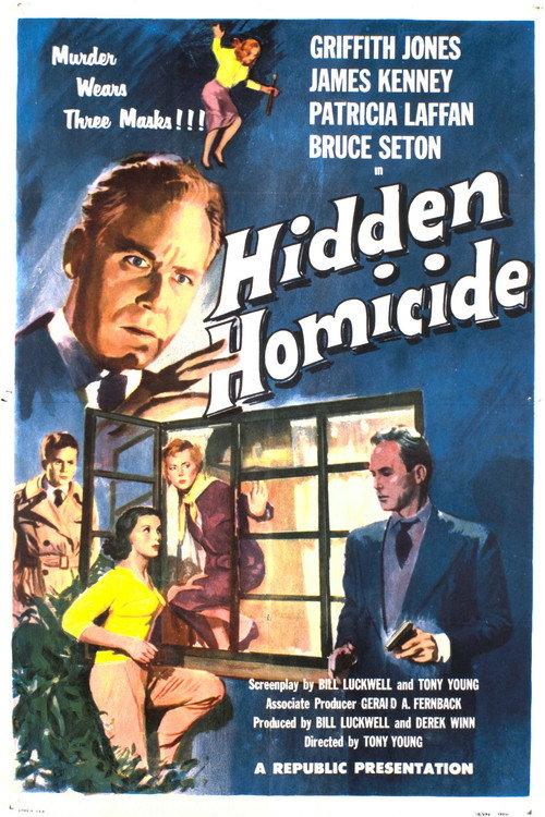 Hidden Homicide 1959 official movie poster