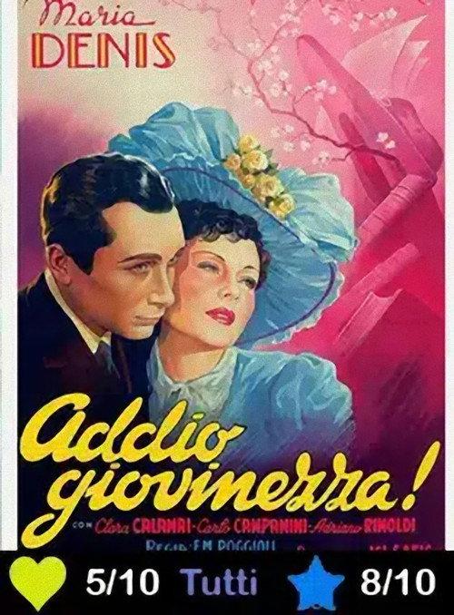 Addio, giovinezza! 1940 official movie poster