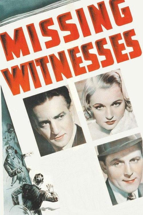 Missing Witnesses 1937 official movie poster