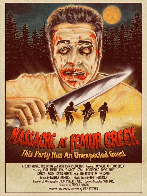Massacre at Femur Creek 2024 official movie poster