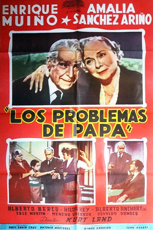 Los problemas de papá 1954 official movie poster