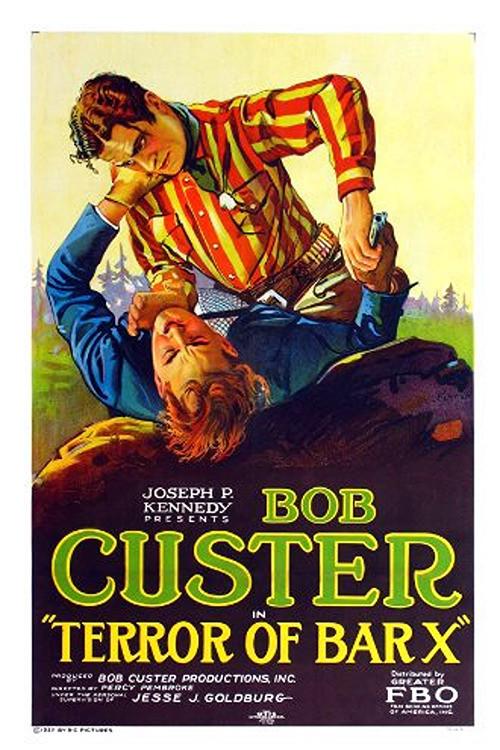 The Terror of Bar X 1927 official movie poster