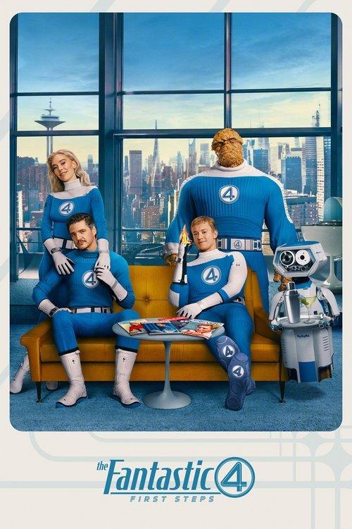 The Fantastic 4: First Steps 2025 official movie poster