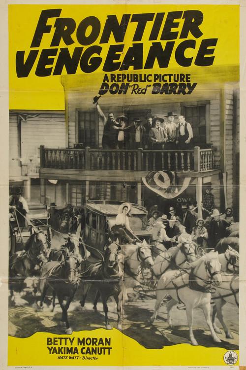 Frontier Vengeance 1940 official movie poster