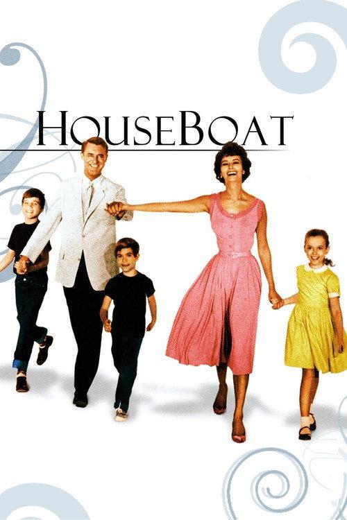 Houseboat 1958 official movie poster