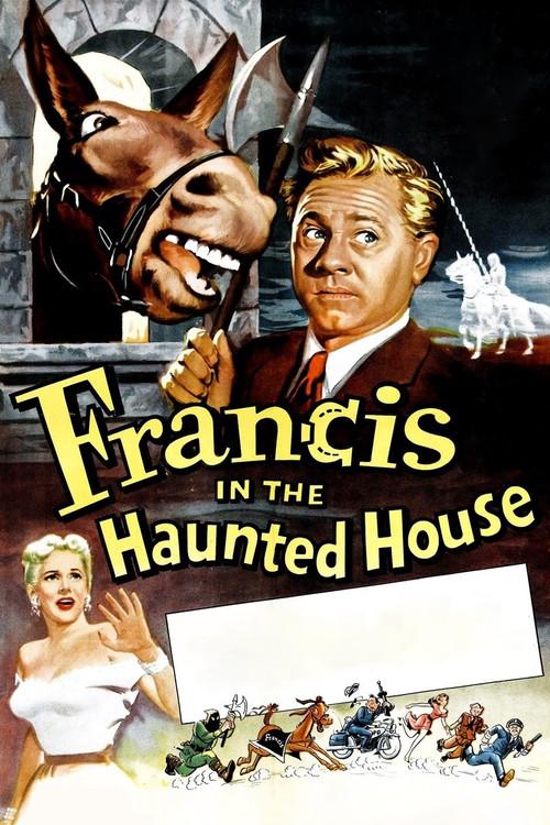 Francis in the Haunted House 1956 official movie poster