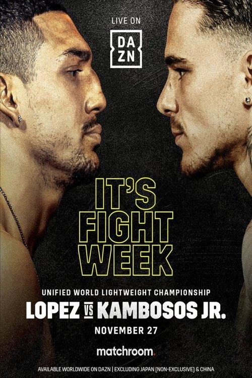 Teofimo Lopez vs. George Kambosos Jr 2021 official movie poster