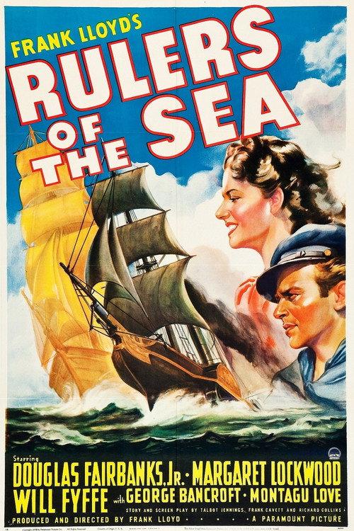 Rulers of the Sea 1939 official movie poster