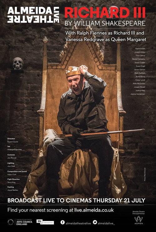 Almeida Theatre Live: Richard III 2016 official movie poster