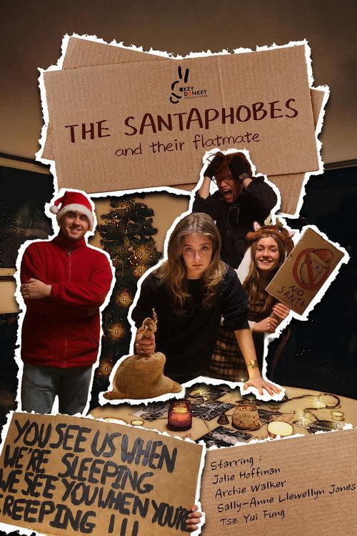 THE SANTAPHOBES and their flatmate 2025 official movie poster
