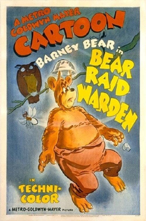 Bear Raid Warden 1944 official movie poster