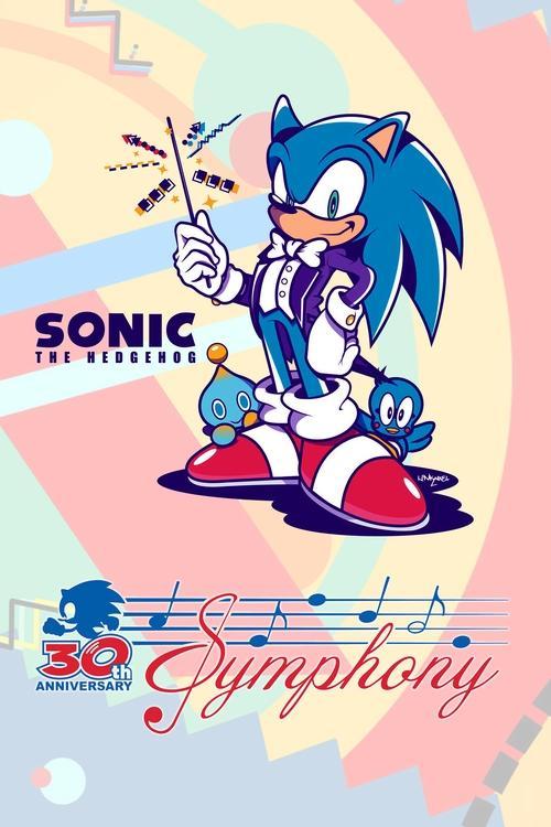 Sonic 30th Anniversary Symphony 2021 official movie poster