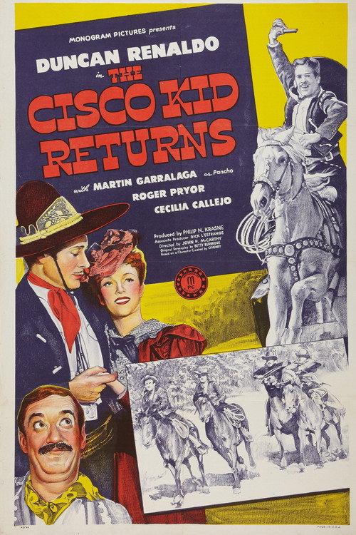 The Cisco Kid Returns 1945 official movie poster