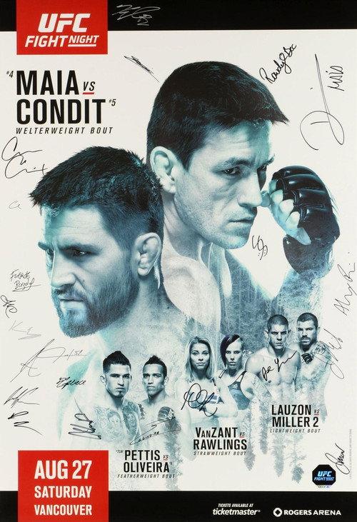 UFC on Fox 21: Maia vs. Condit 2016 official movie poster