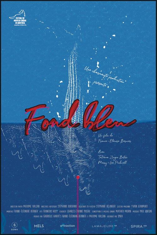 Fond bleu 2021 official movie poster