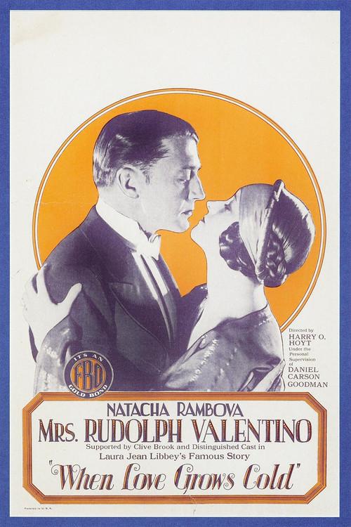 When Love Grows Cold 1926 official movie poster
