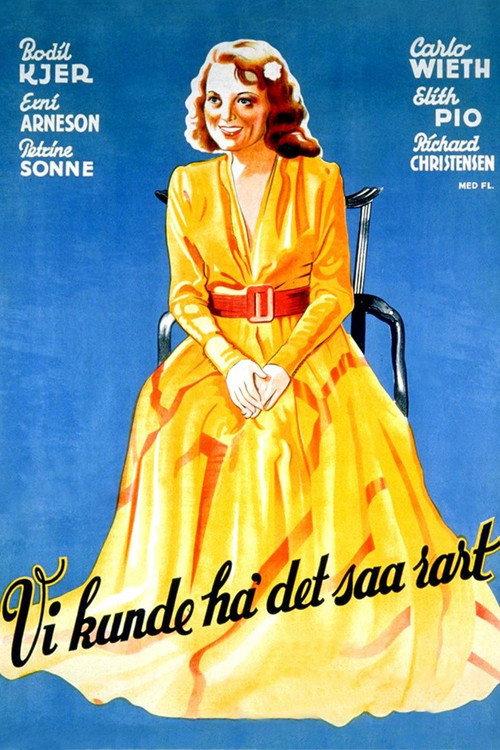 Vi kunde ha' det saa rart 1942 official movie poster