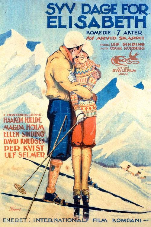 Syv dage for Elisabeth 1927 official movie poster