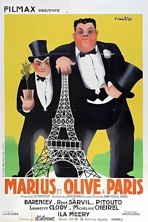 Marius and Olive in Paris 1935 official movie poster