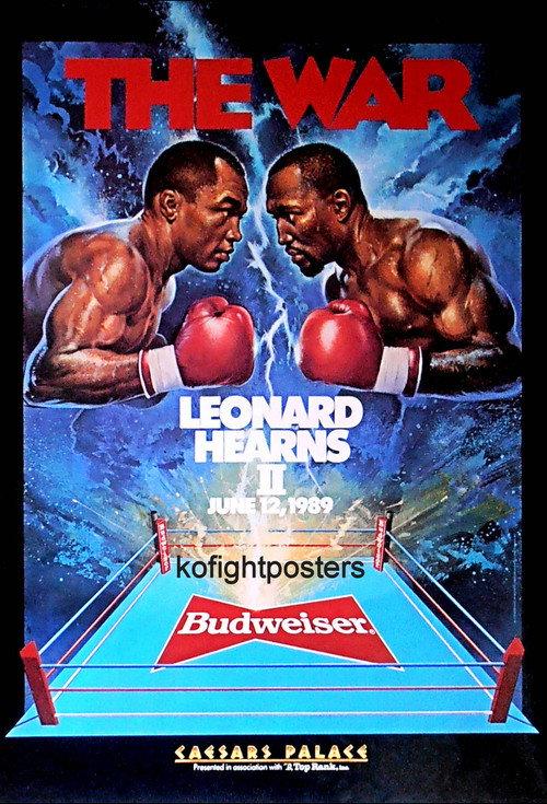Sugar Ray Leonard vs. Thomas Hearns II 1989 official movie poster