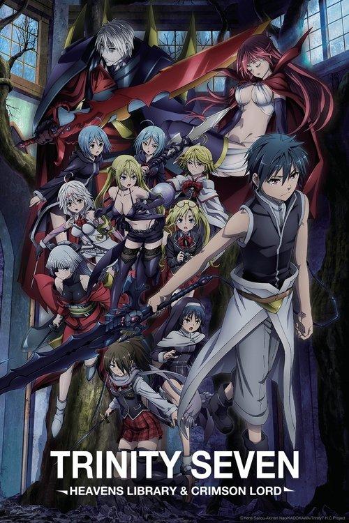 Trinity Seven: Heaven's Library & Crimson Lord 2019 official movie poster