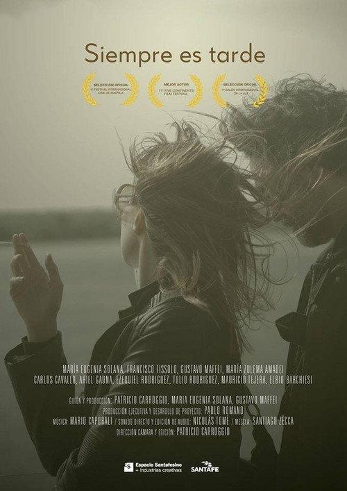 Siempre es tarde  official movie poster