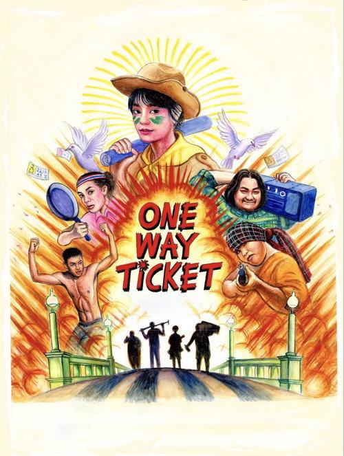 One Way Ticket 2024 official movie poster