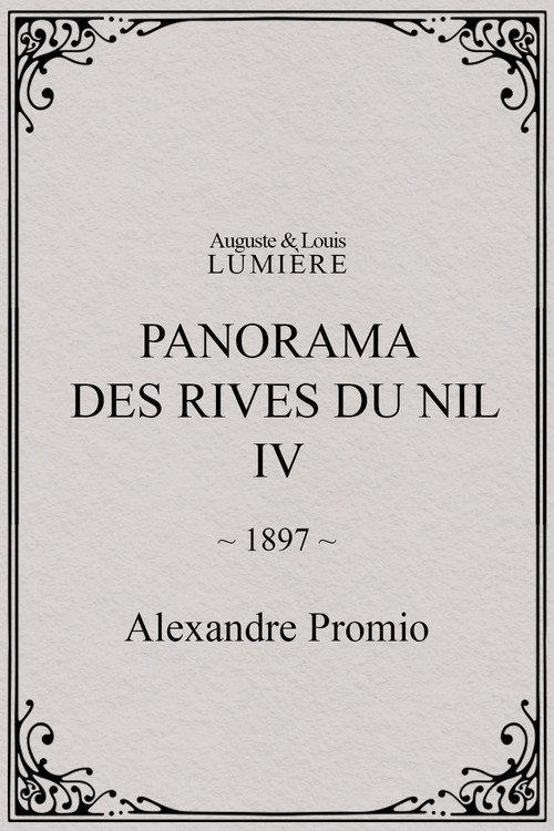 Panorama des rives du Nil, [IV] 1897 official movie poster