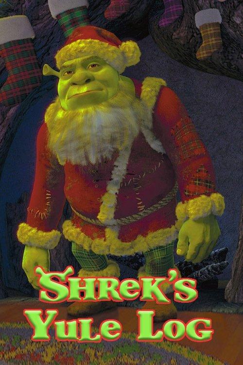 Shrek's Yule Log 2010 official movie poster