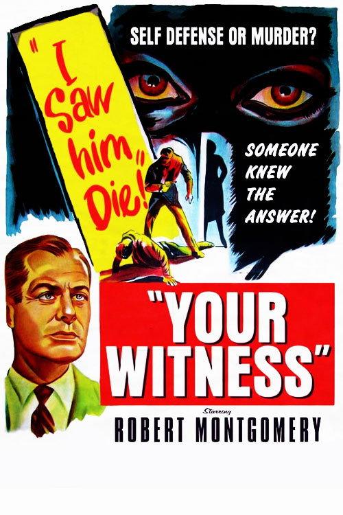 Your Witness 1950 official movie poster
