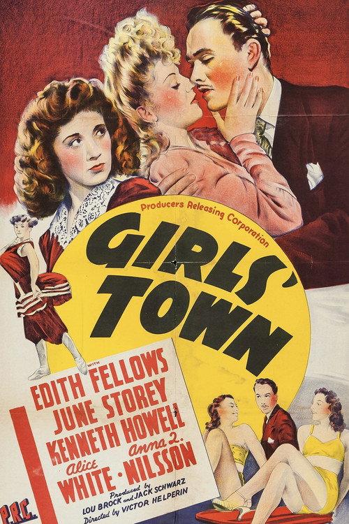 Girls' Town 1942 official movie poster