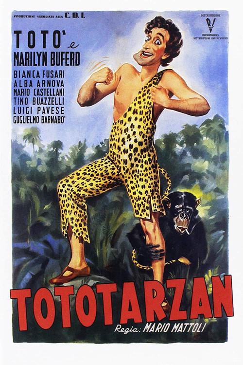 Tototarzan 1950 official movie poster