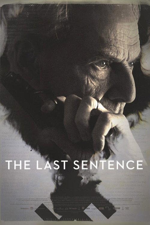 The Last Sentence 2012 official movie poster