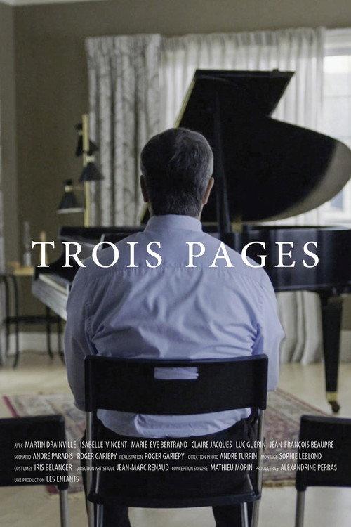 Three Pages 2018 official movie poster