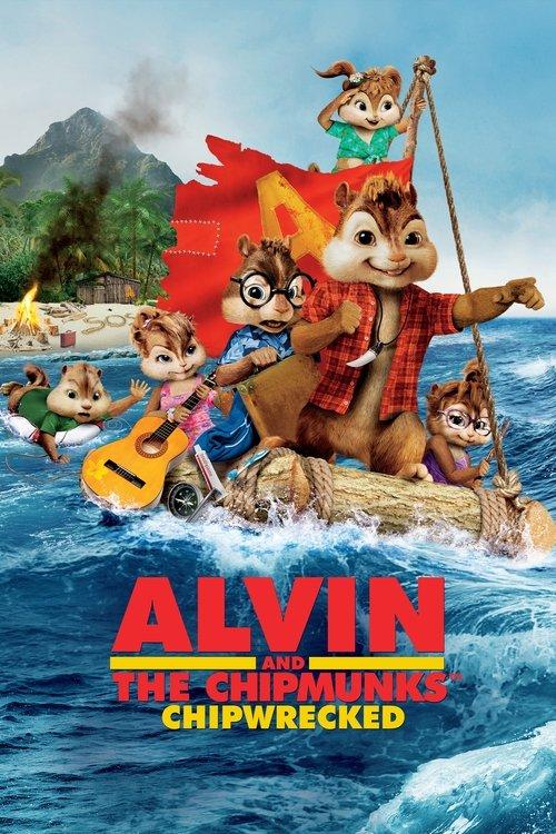 Alvin and the Chipmunks: Chipwrecked 2011 official movie poster