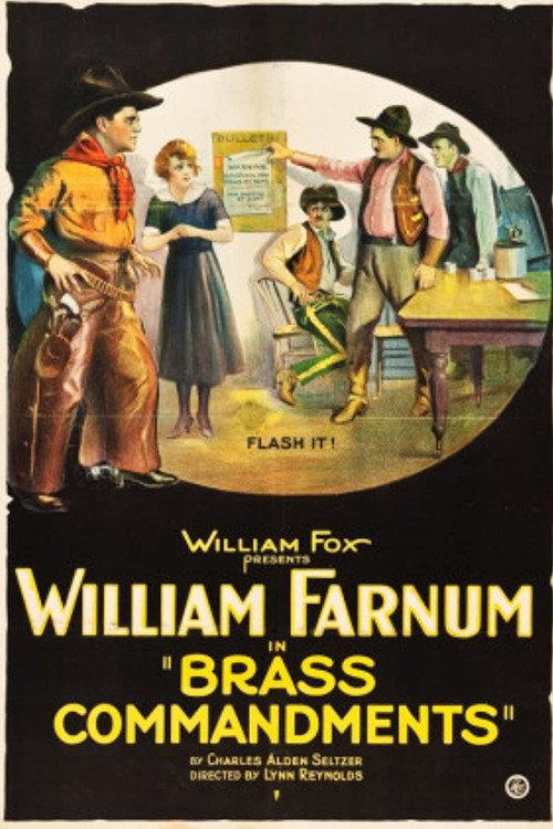 Brass Commandments 1923 official movie poster