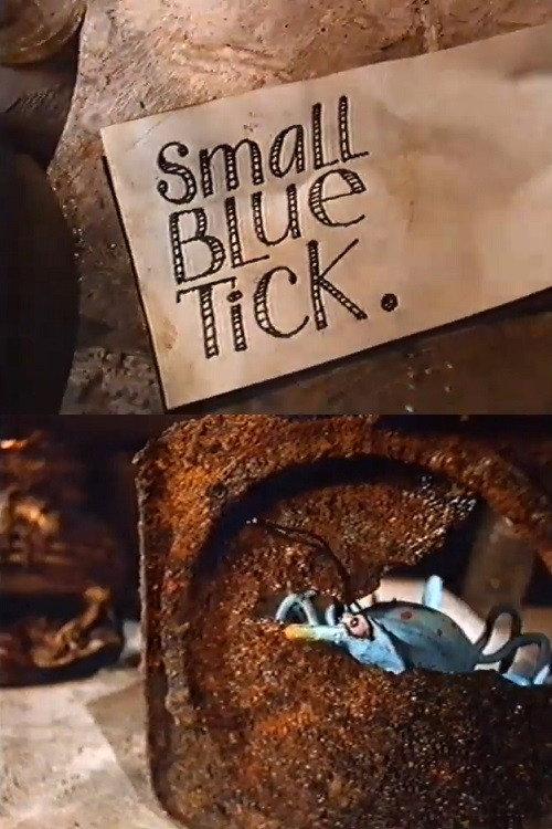 Small Blue Tick. 1992 official movie poster