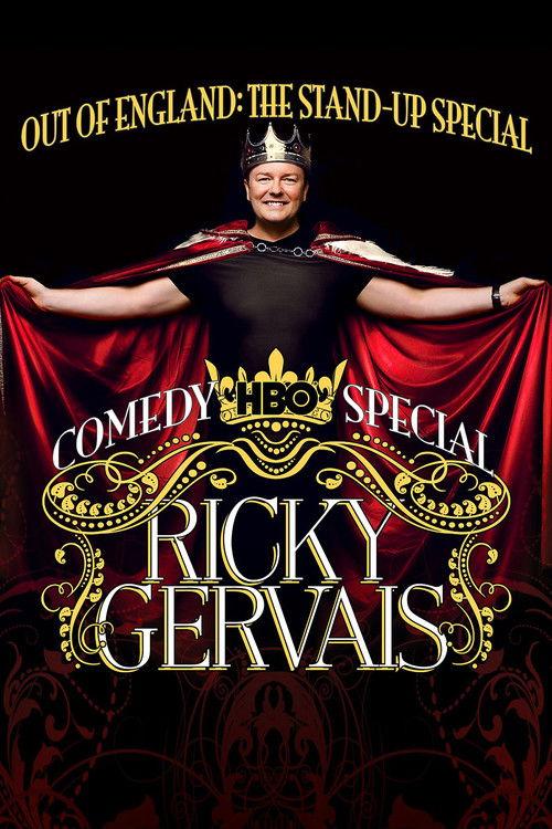 Ricky Gervais: Out of England 2008 official movie poster